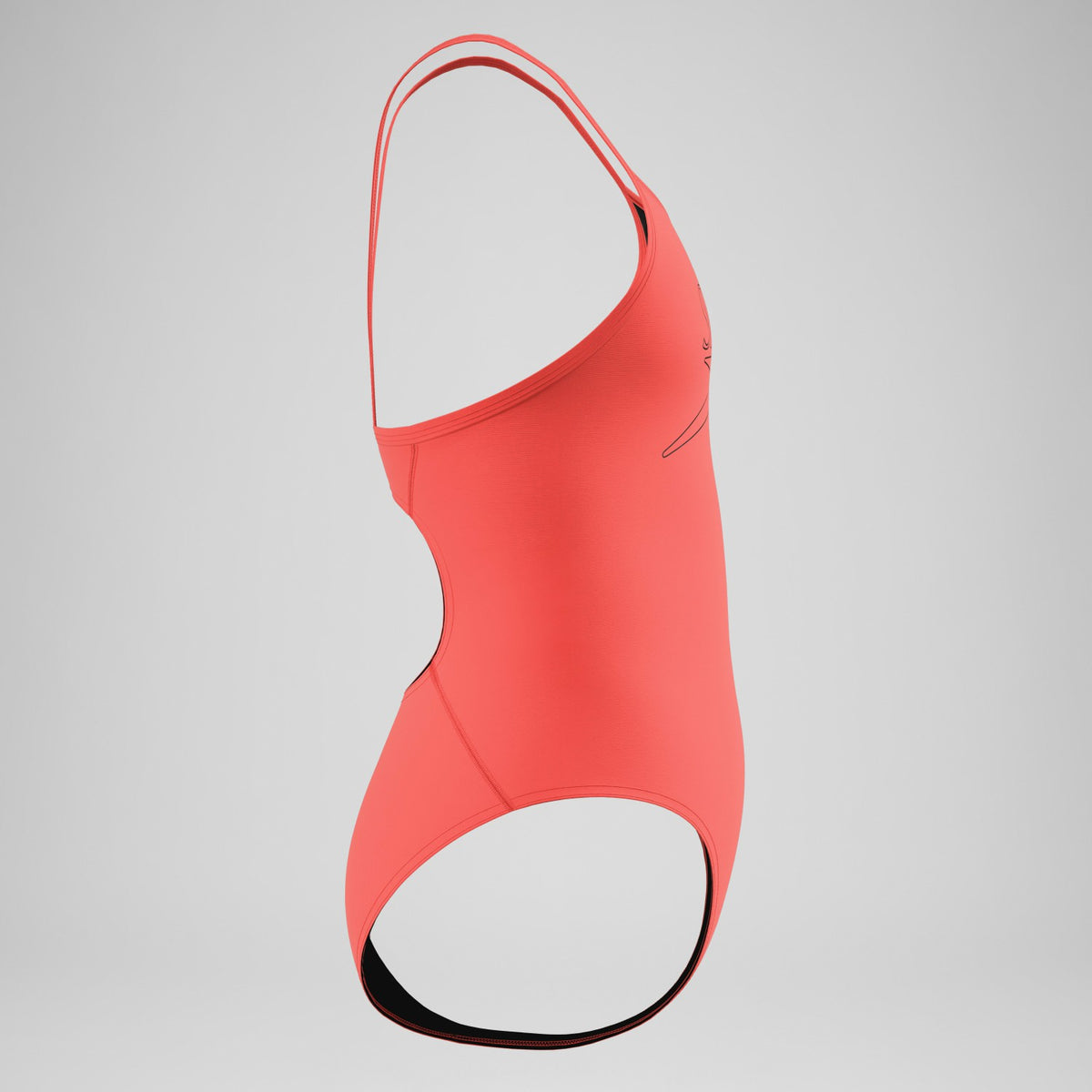 Speedo Girls Endurance+ Logo Thinstrap Swimsuit Pink