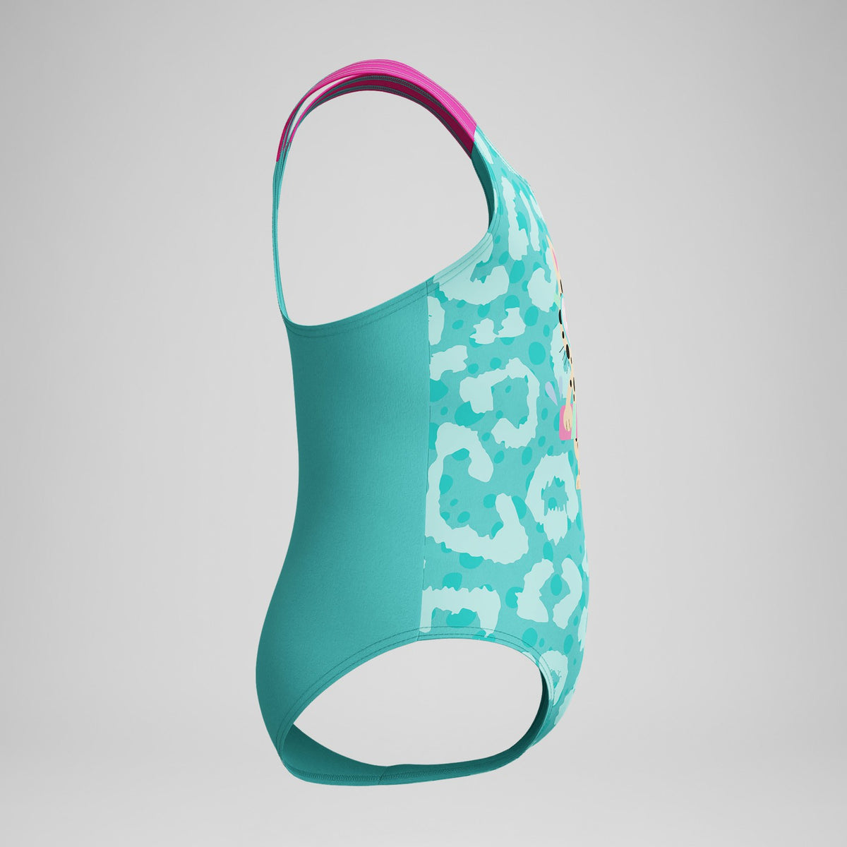 Speedo Infant Girls Learn to Swim Printed Swimsuit Turquoise