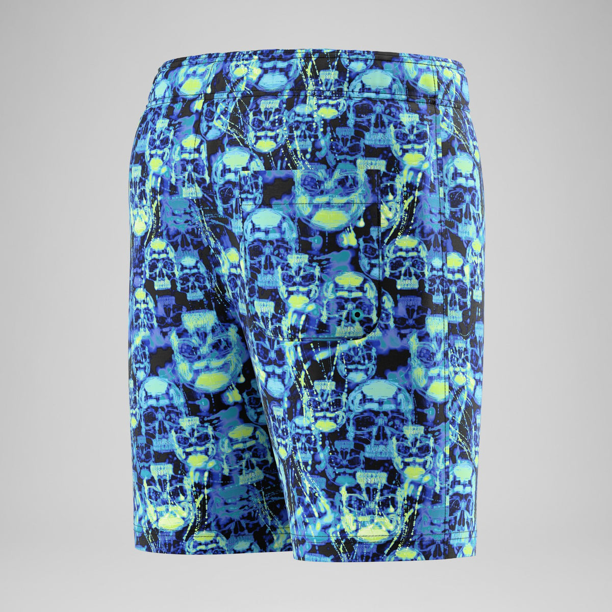 Speedo Boys Printed Swim Shorts Black/Teal