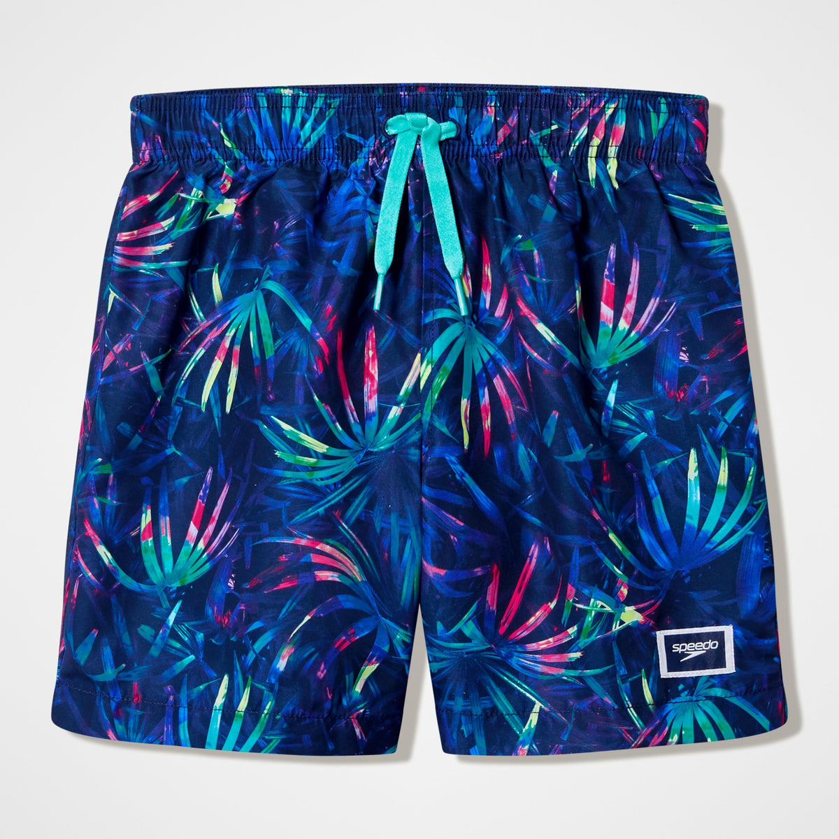 Speedo Boys Printed Swim Shorts Navy