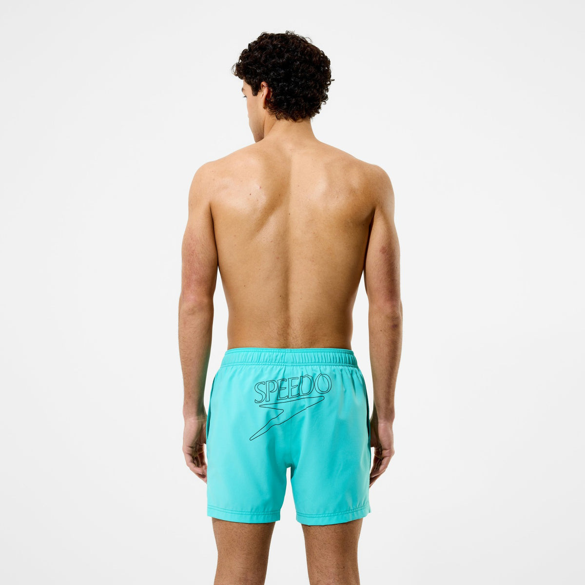Speedo Boys Essentials Logo Swim Shorts Blue