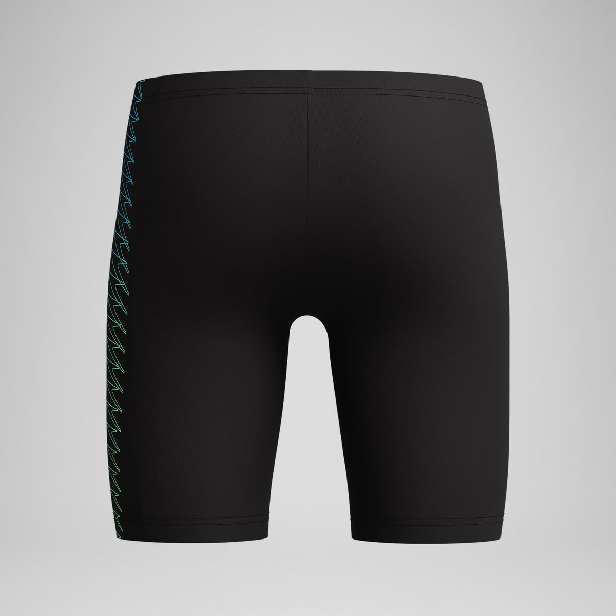 Speedo Boys Plastisol Placement Jammer Black/Green