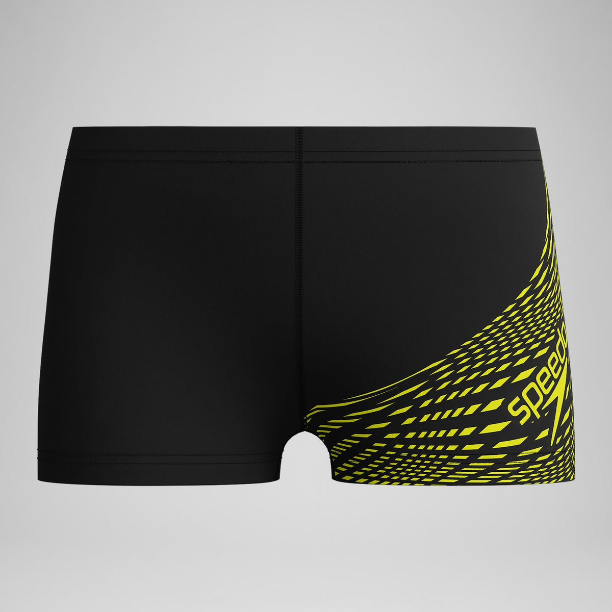 Speedo Boys' Medley Logo Aquashorts Black/Yellow