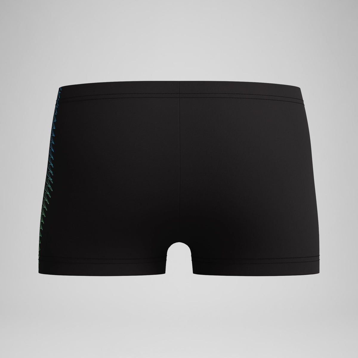 Speedo Boys Plastisol Placement Aquashorts Black/Green