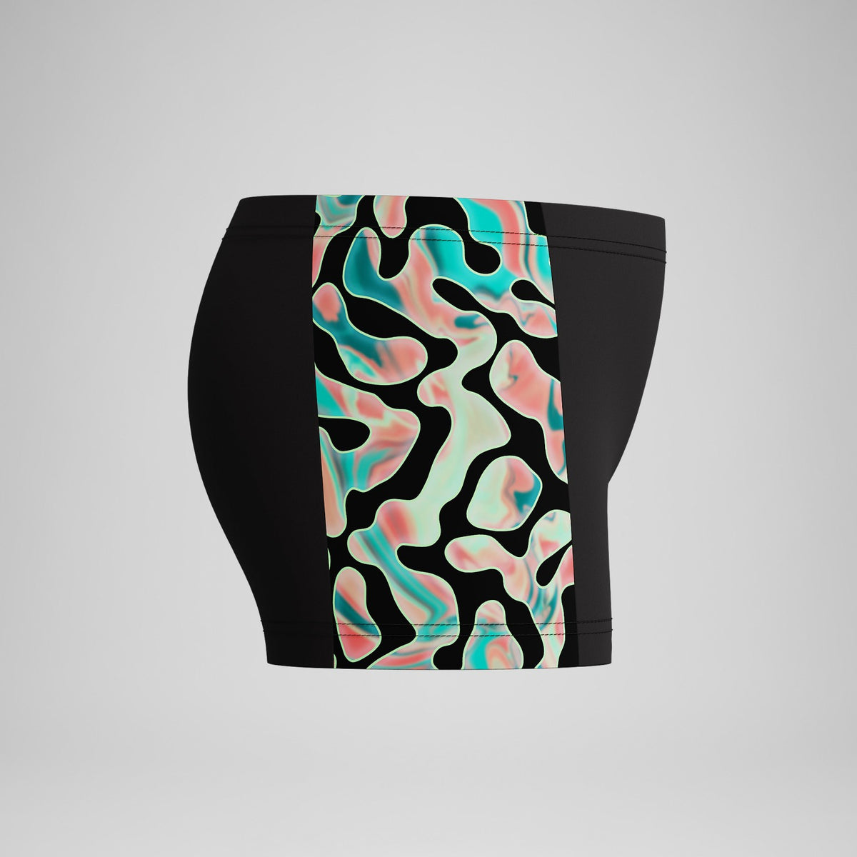 Speedo Boys Panel Aquashorts Black/Orange