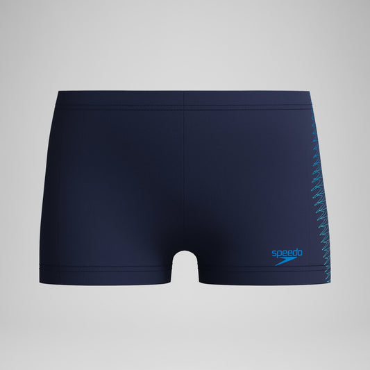 Speedo Boys Plastisol Placement Aquashorts Navy/Blue