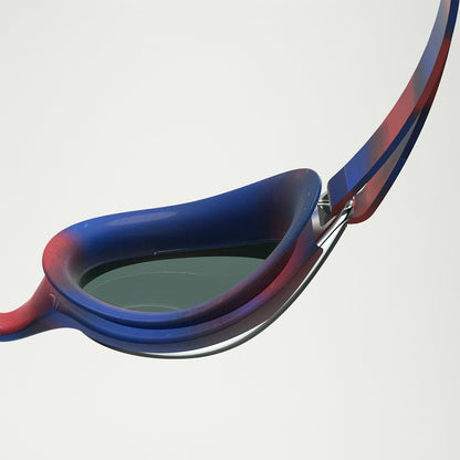 Speedo Junior Hyper Flyer Mirror Goggles Navy/Red/Grey
