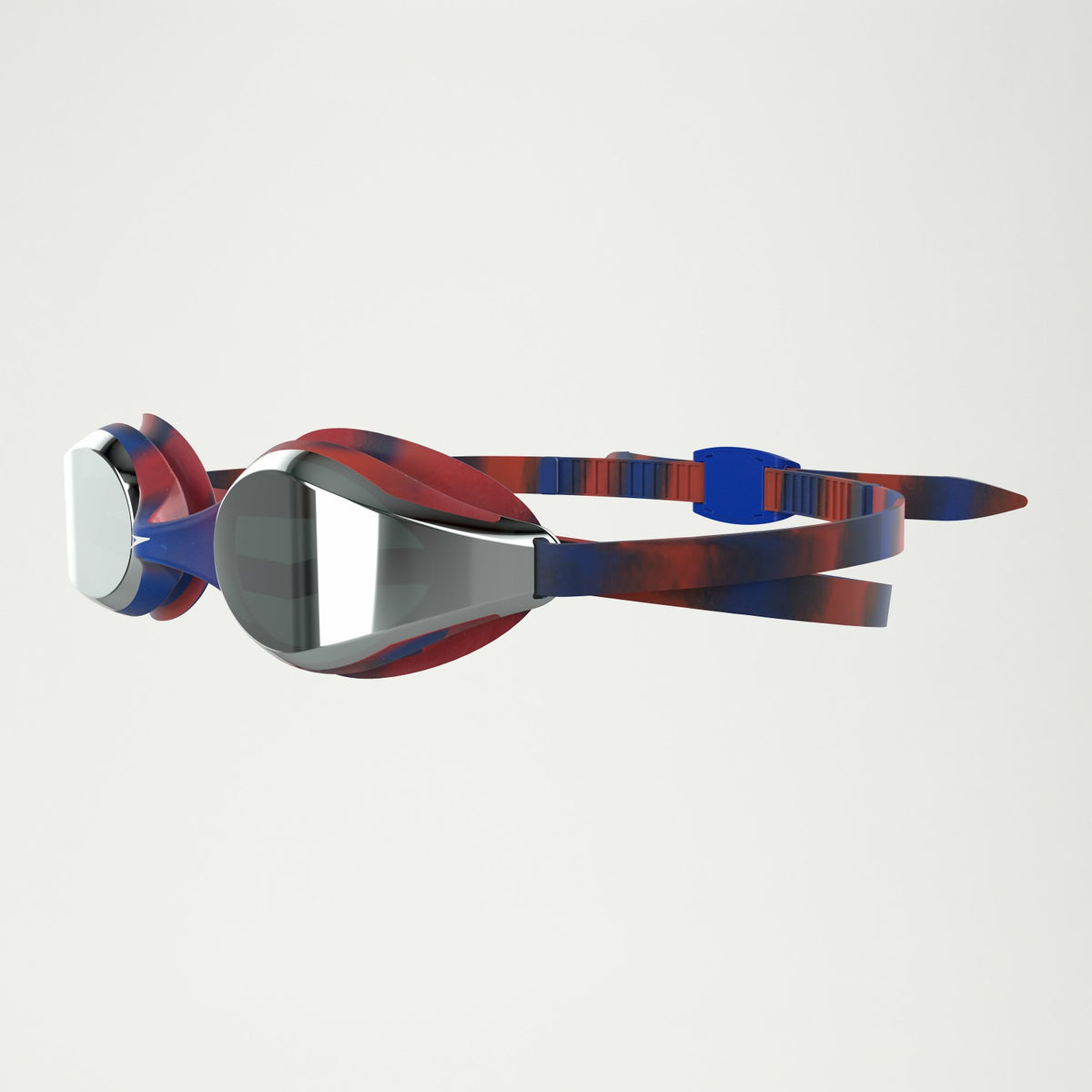 Speedo Junior Hyper Flyer Mirror Goggles Navy/Red/Grey