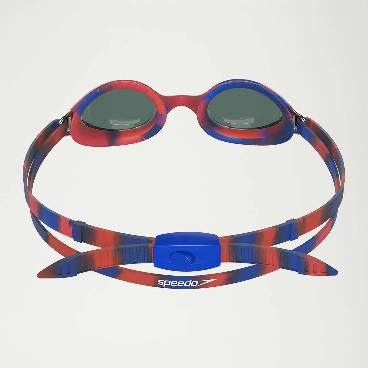 Speedo Junior Hyper Flyer Mirror Goggles Navy/Red/Grey