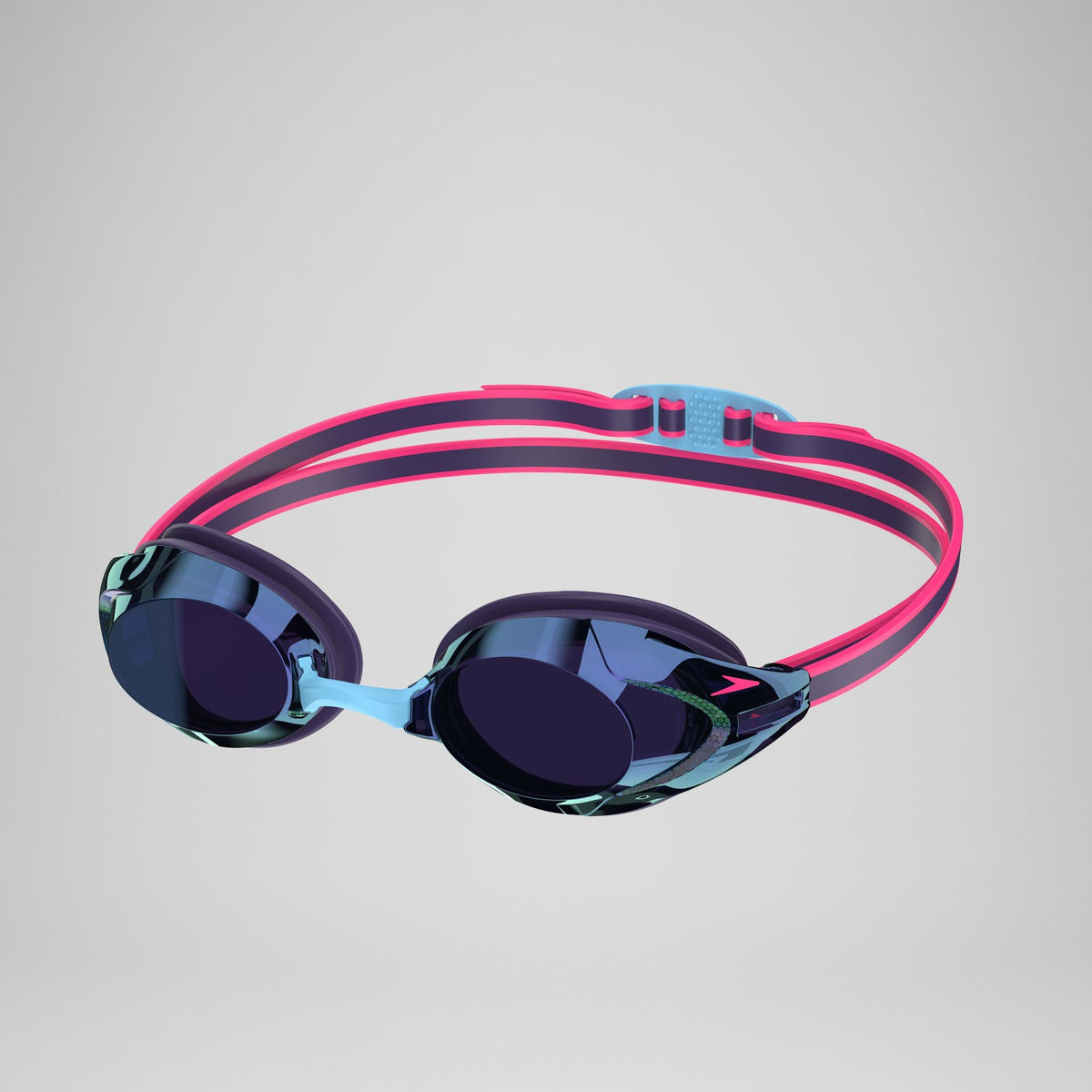 Speedo Adult Vanquisher 3.0 Mirrored Goggles Purple/Gray