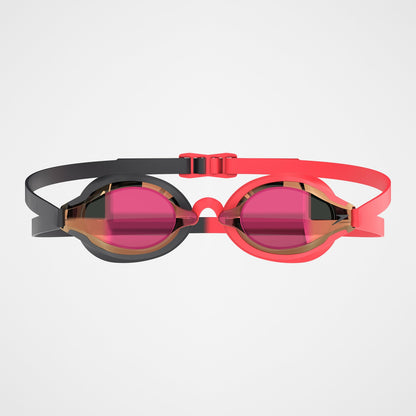 Speedo Adult Fastskin Speedo Socket 2.0 Mirror Goggles Red/Smoke