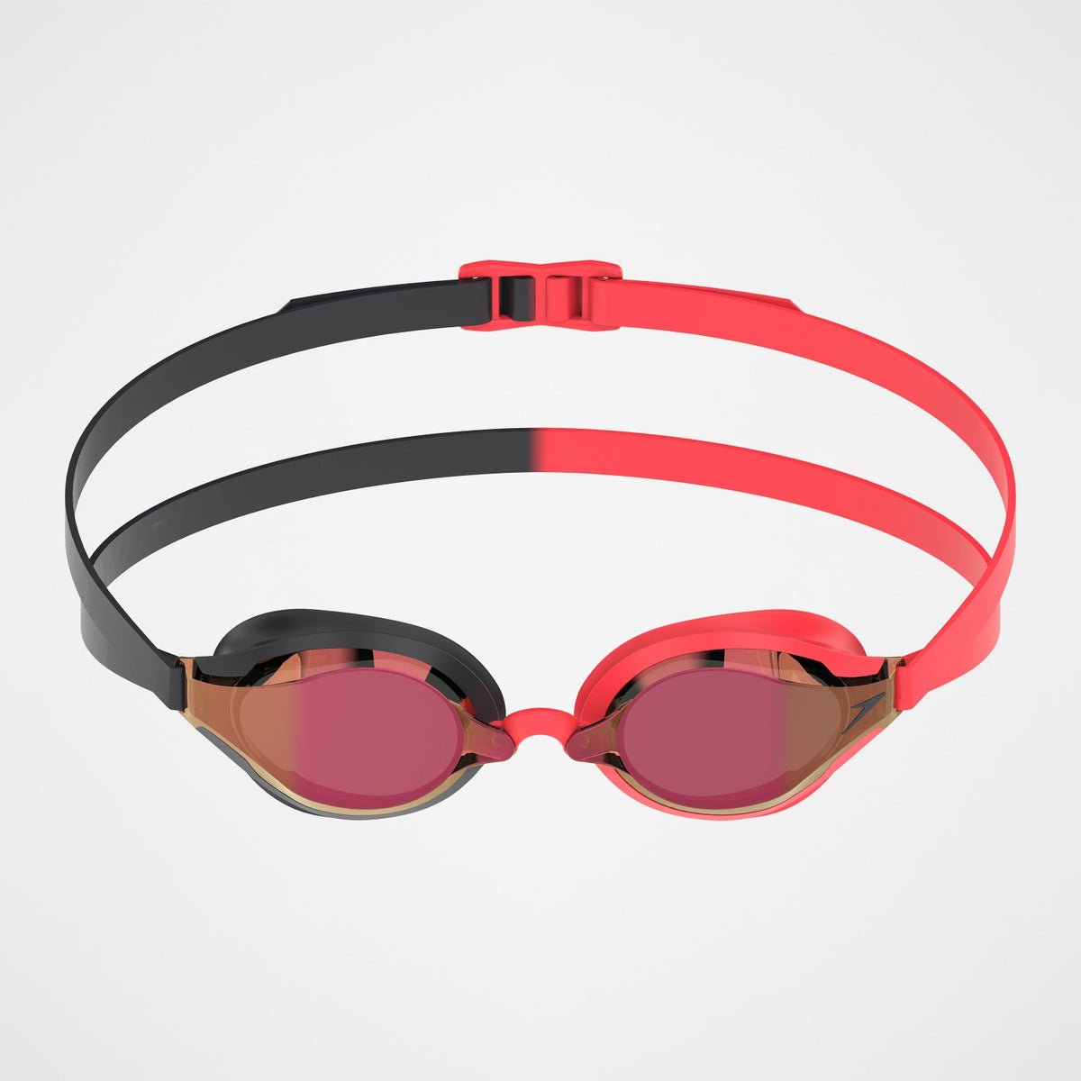 Speedo Adult Fastskin Speedo Socket 2.0 Mirror Goggles Red/Smoke