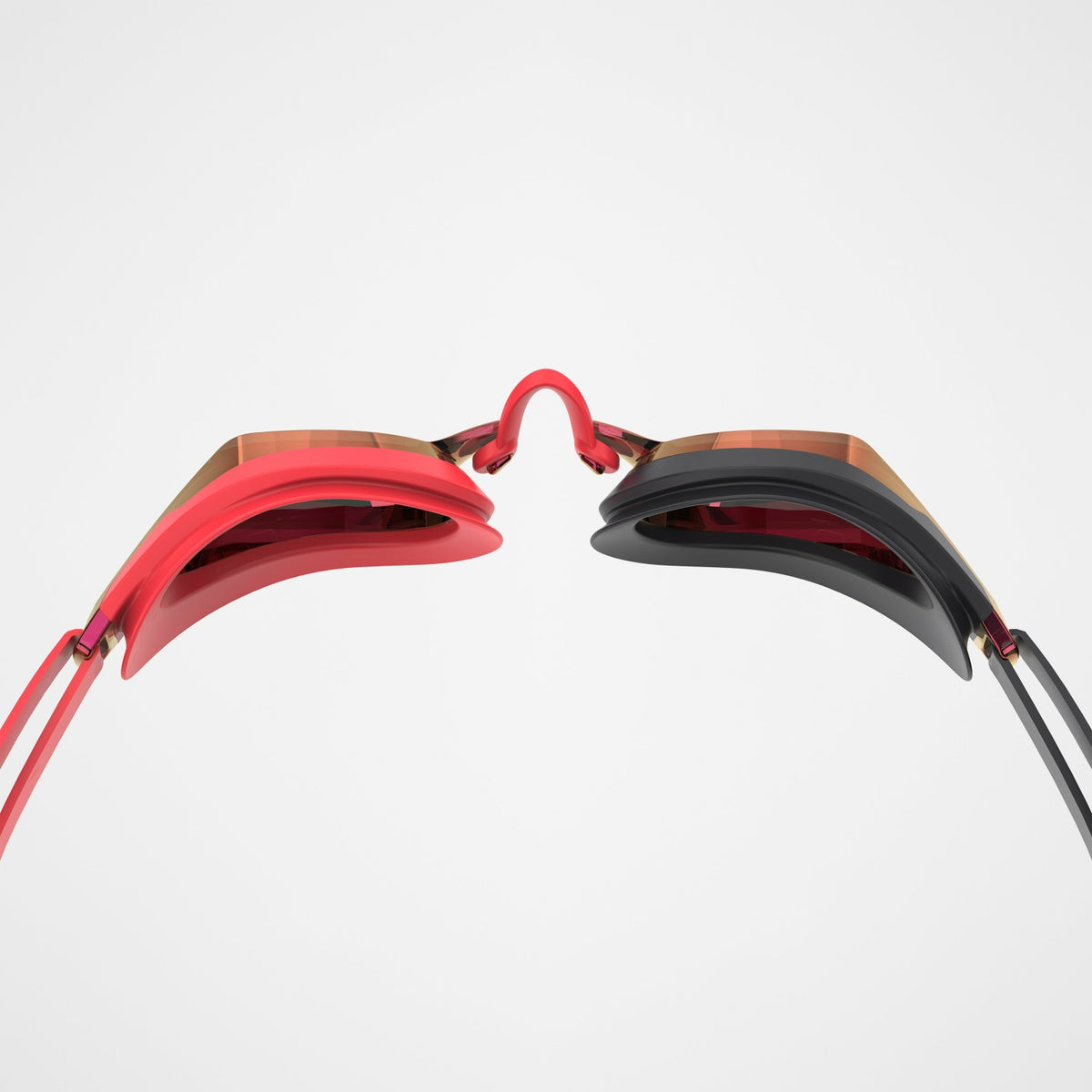 Speedo Adult Fastskin Speedo Socket 2.0 Mirror Goggles Red/Smoke