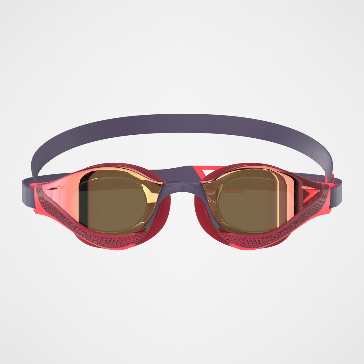 Speedo Adult Fastskin Pure Focus Mirror Goggles Red