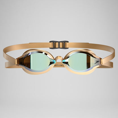 Speedo Adult Fastskin Speed Socket 2.0 Mirror Goggles Gold
