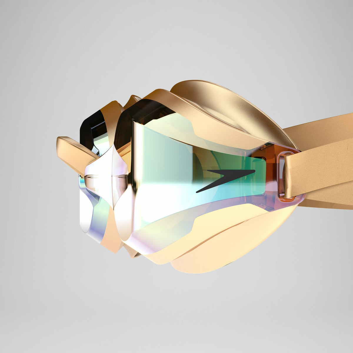 Speedo Adult Fastskin Speed Socket 2.0 Mirror Goggles Gold