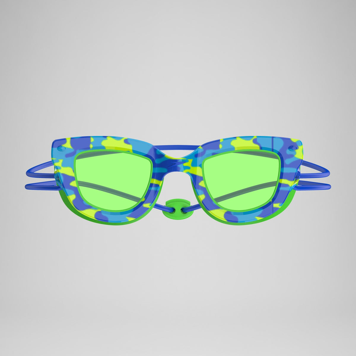 Speedo Kids Sunny G Pop Seasiders Goggles Blue/Green