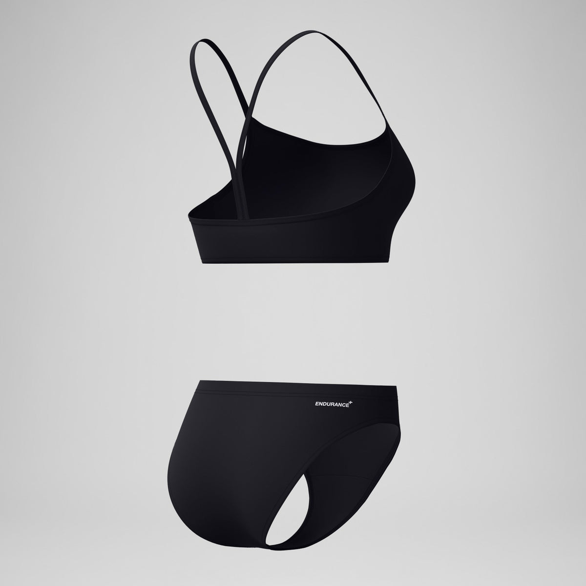 Speedo Endurance+ Logo Thinstrap Bikini Set Black