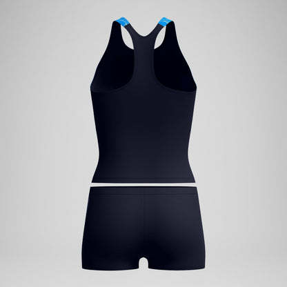 Speedo Hyperboom Splice Tankini Set Navy/Blue