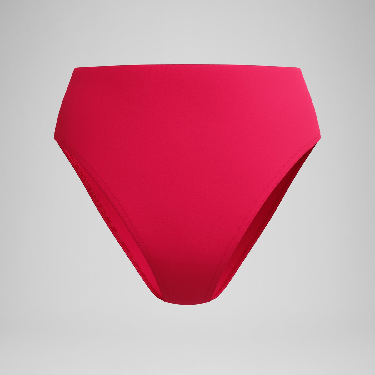 Speedo Cheeky High Waist Bikini Bottom Ruby