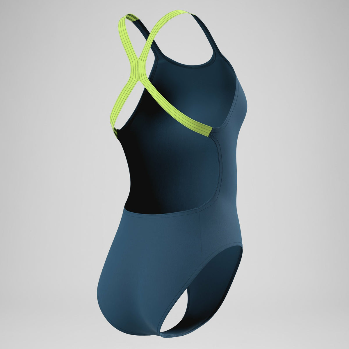 Speedo Club Training Powerback Swimsuit Blue/Green