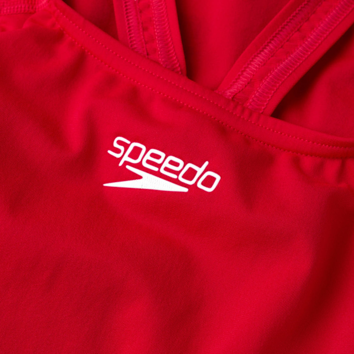 Speedo Womens' Endurance+ Medalist Swimsuit Red