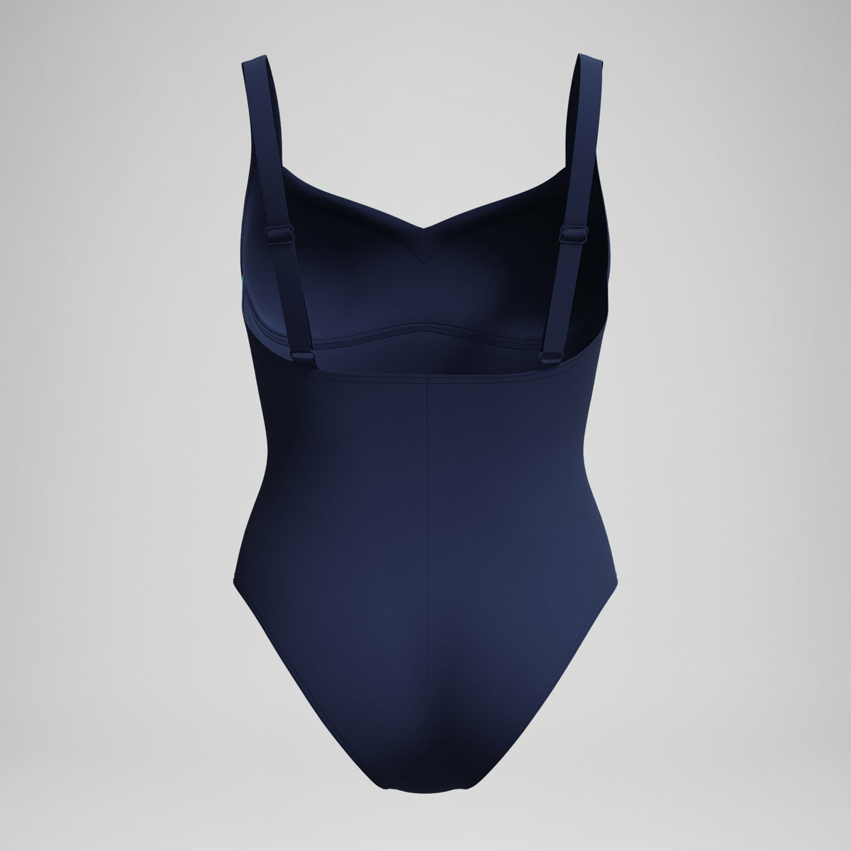 Speedo Shaping Printed LunaElustre Swimsuit Navy /Green