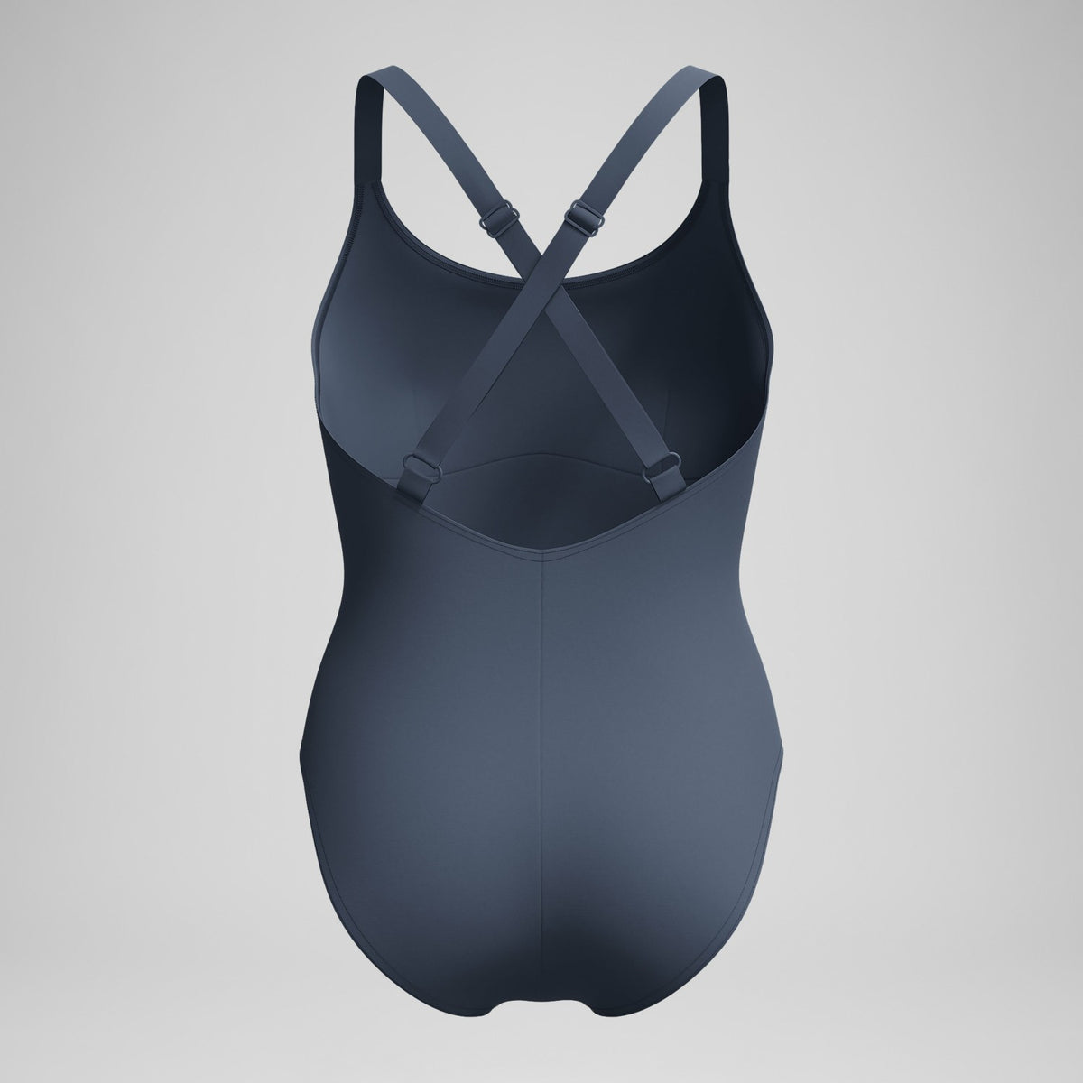 Speedo Shaping Crossback Swimsuit Grey