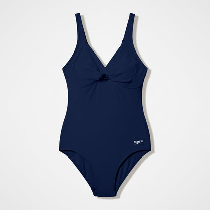 Speedo Shaping AquaNite Solid Swimsuit Dark Blue