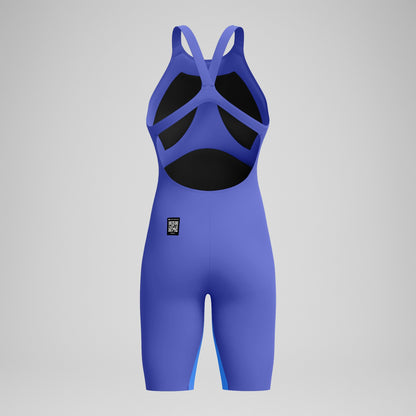 Speedo Fastskin LZR Pure Valor 2.0 Openback Kneeskin Blue/Purple