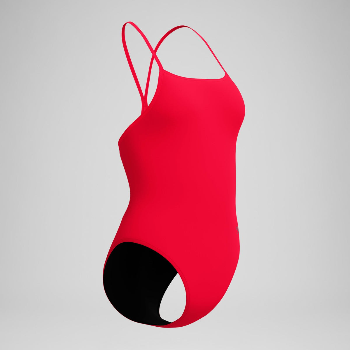 Speedo Club Training Turnback Swimsuit Red