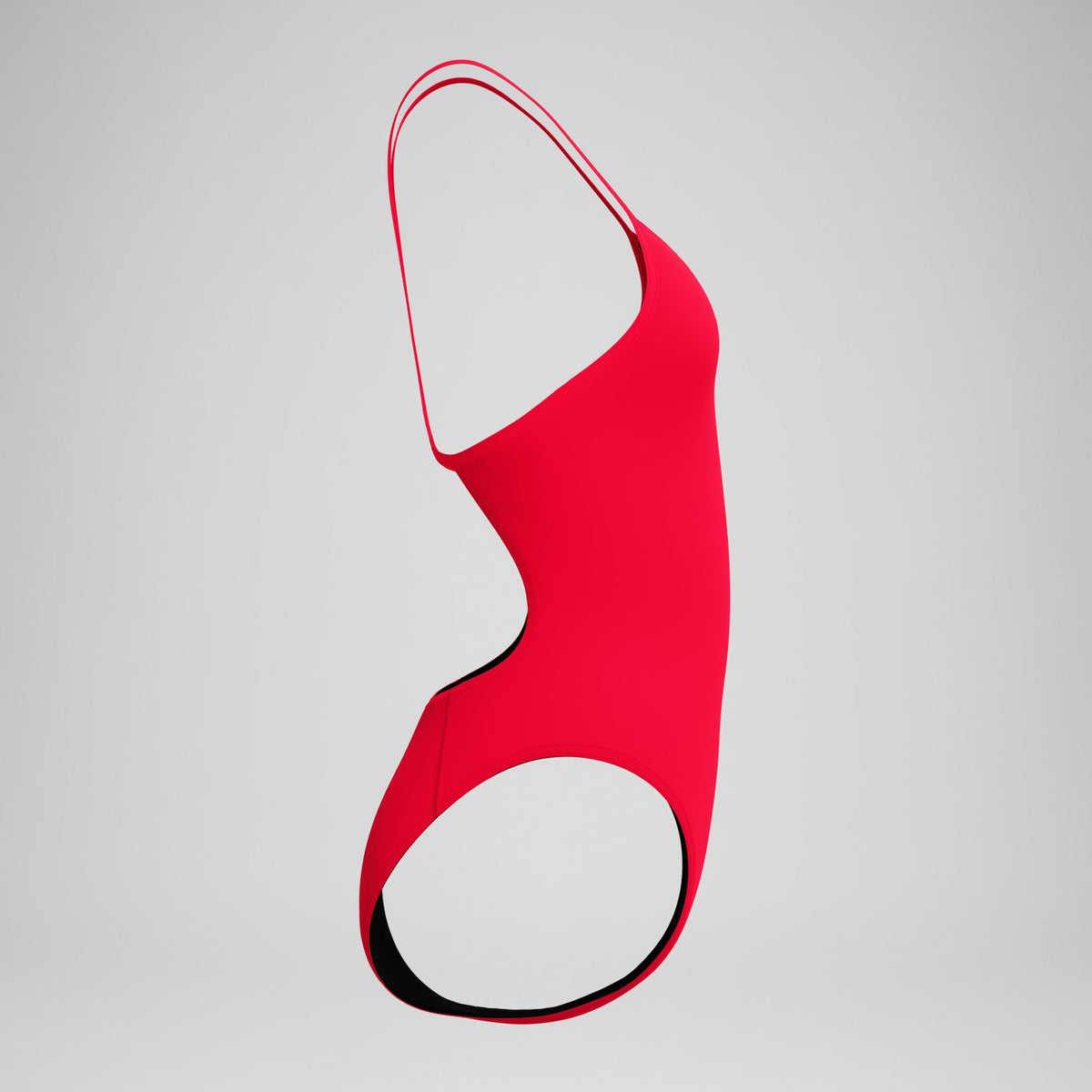 Speedo Club Training Turnback Swimsuit Red