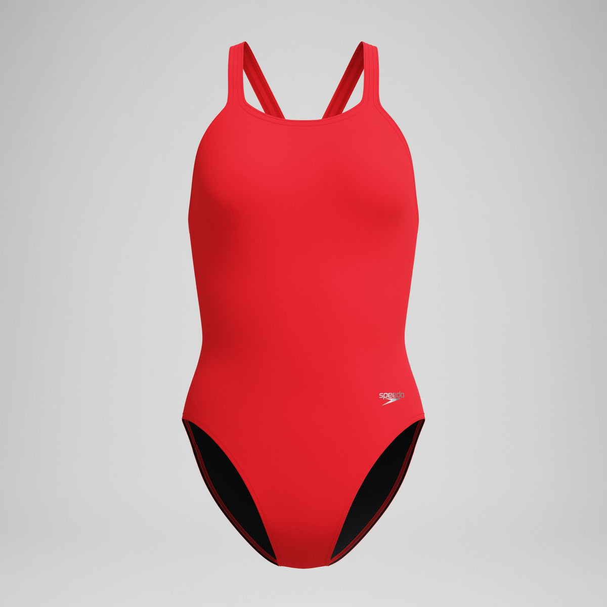 Speedo Club Training Leaderback Swimsuit Red