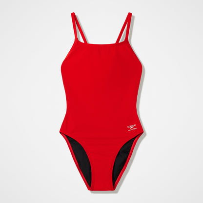 Speedo Team EnduranceX Strappy Swimsuit Red