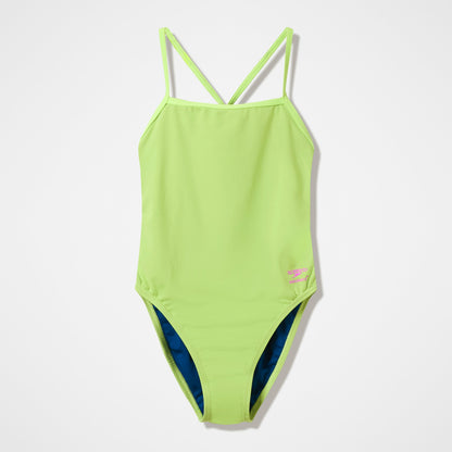 Speedo Club Training V-Back 2.0 Swimsuit Lime Green