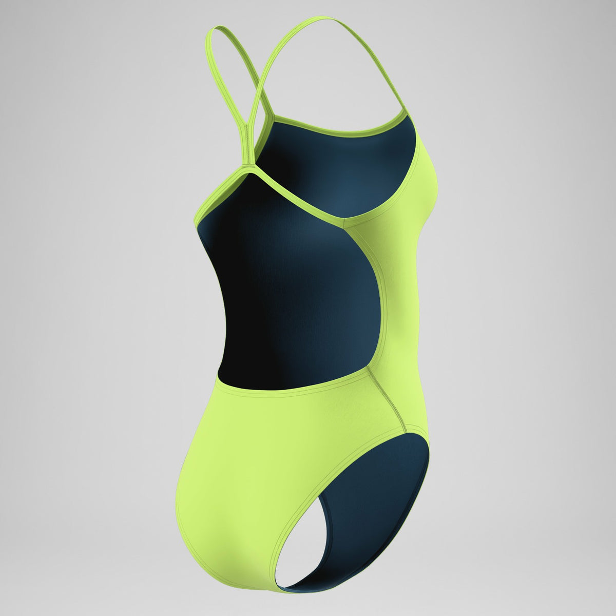 Speedo Club Training V-Back 2.0 Swimsuit Lime Green