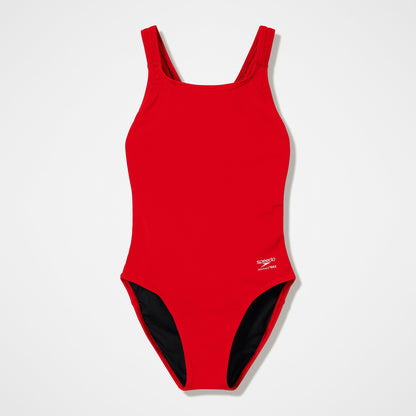 Speedo Team EnduranceX Leaderback Swimsuit Red