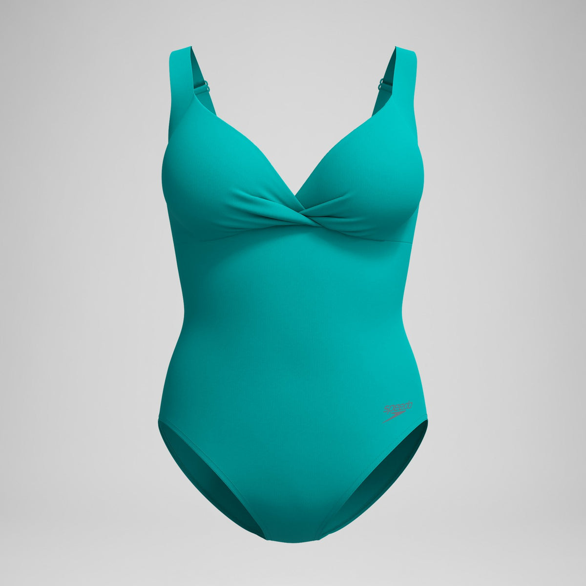 Speedo Shaping Cross Knot Swimsuit Turquoise
