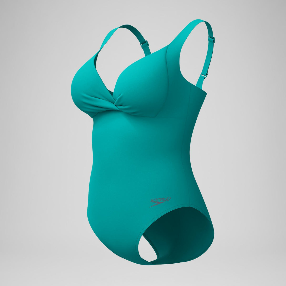 Speedo Shaping Cross Knot Swimsuit Turquoise