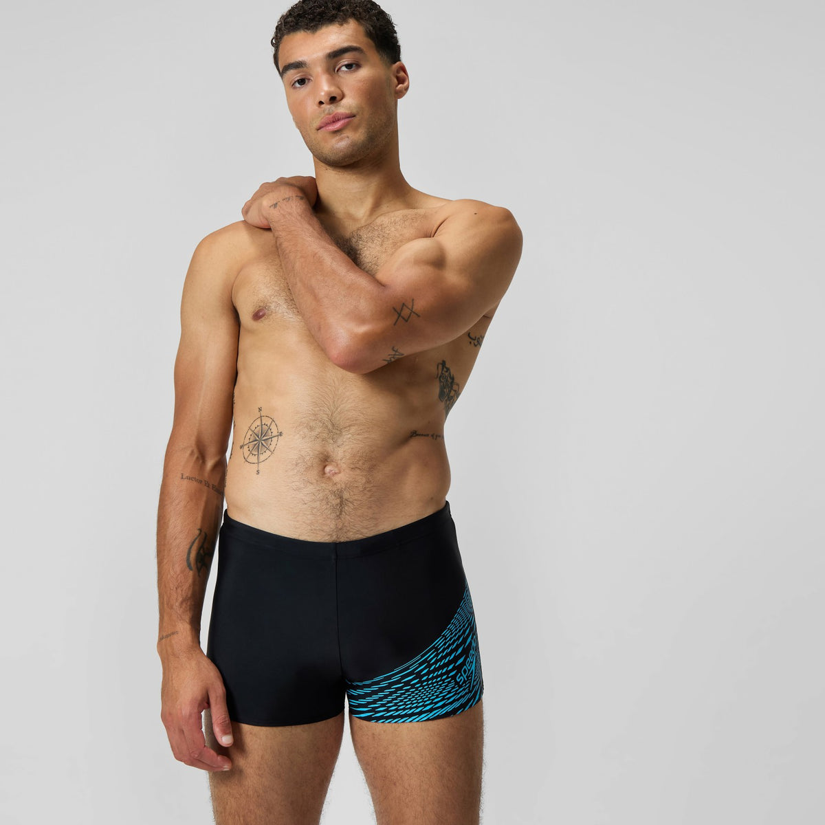 Speedo Medley Logo Aquashorts Black/Blue