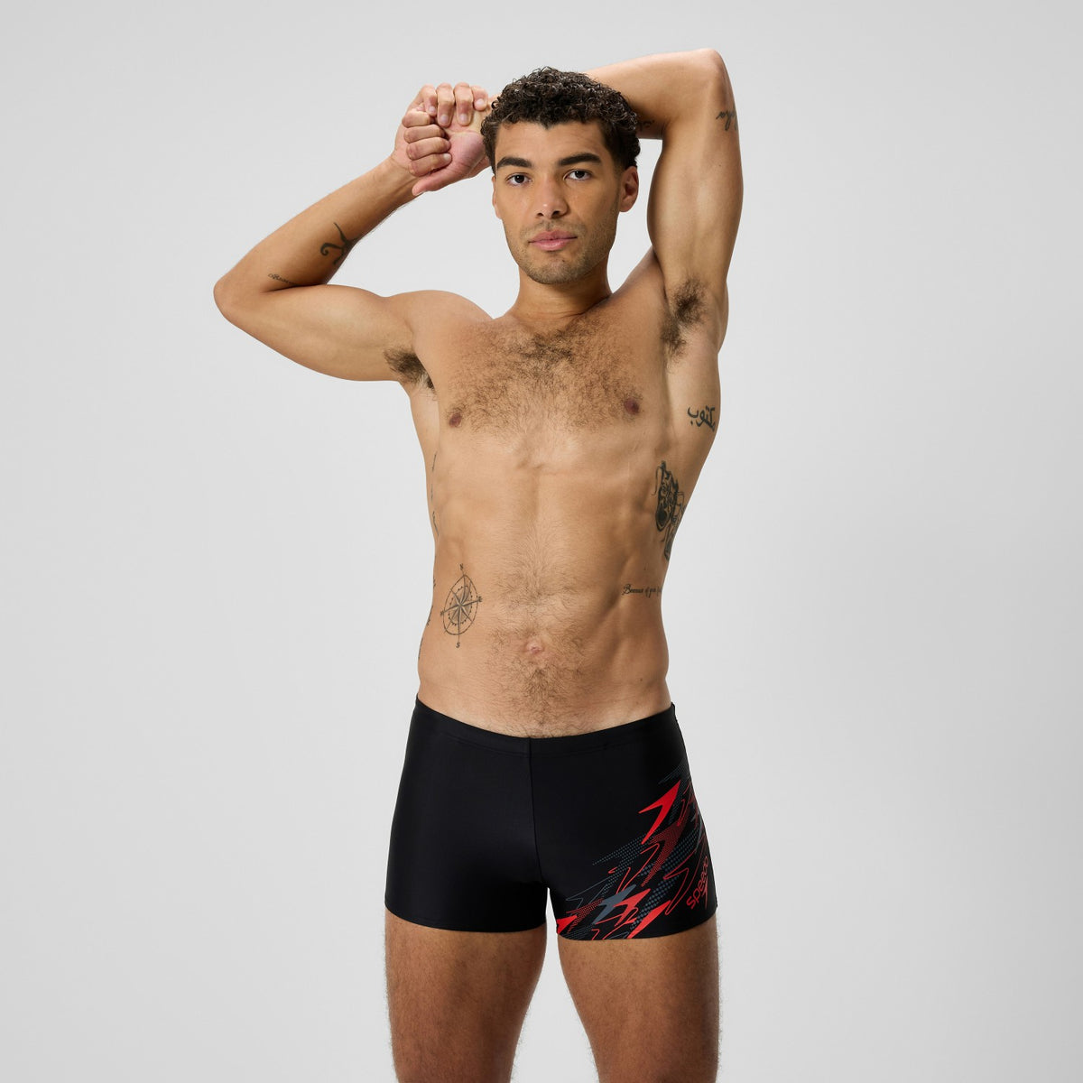 Speedo Medley Logo Aquashorts Black/Red