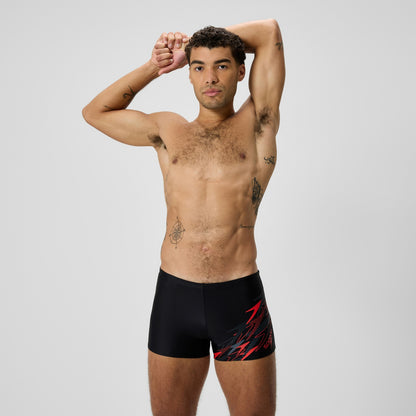 Speedo Medley Logo Aquashorts Black/Red