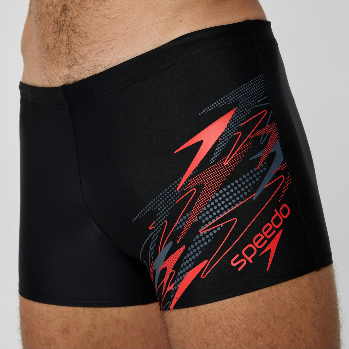 Speedo Medley Logo Aquashorts Black/Red
