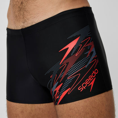 Speedo Medley Logo Aquashorts Black/Red