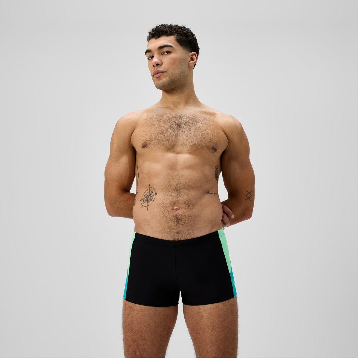 Speedo Dive Aquashorts Black/Turquoise