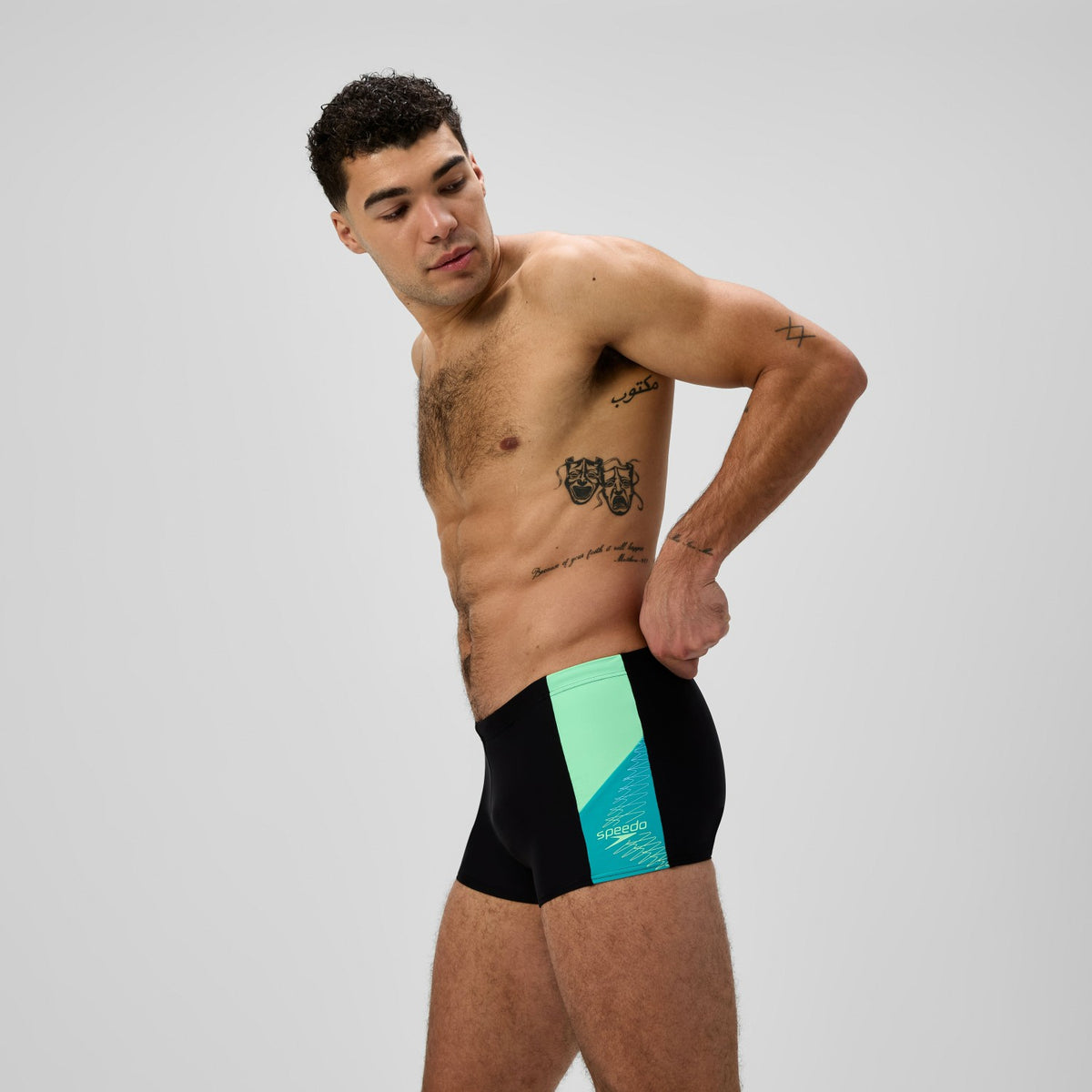 Speedo Dive Aquashorts Black/Turquoise