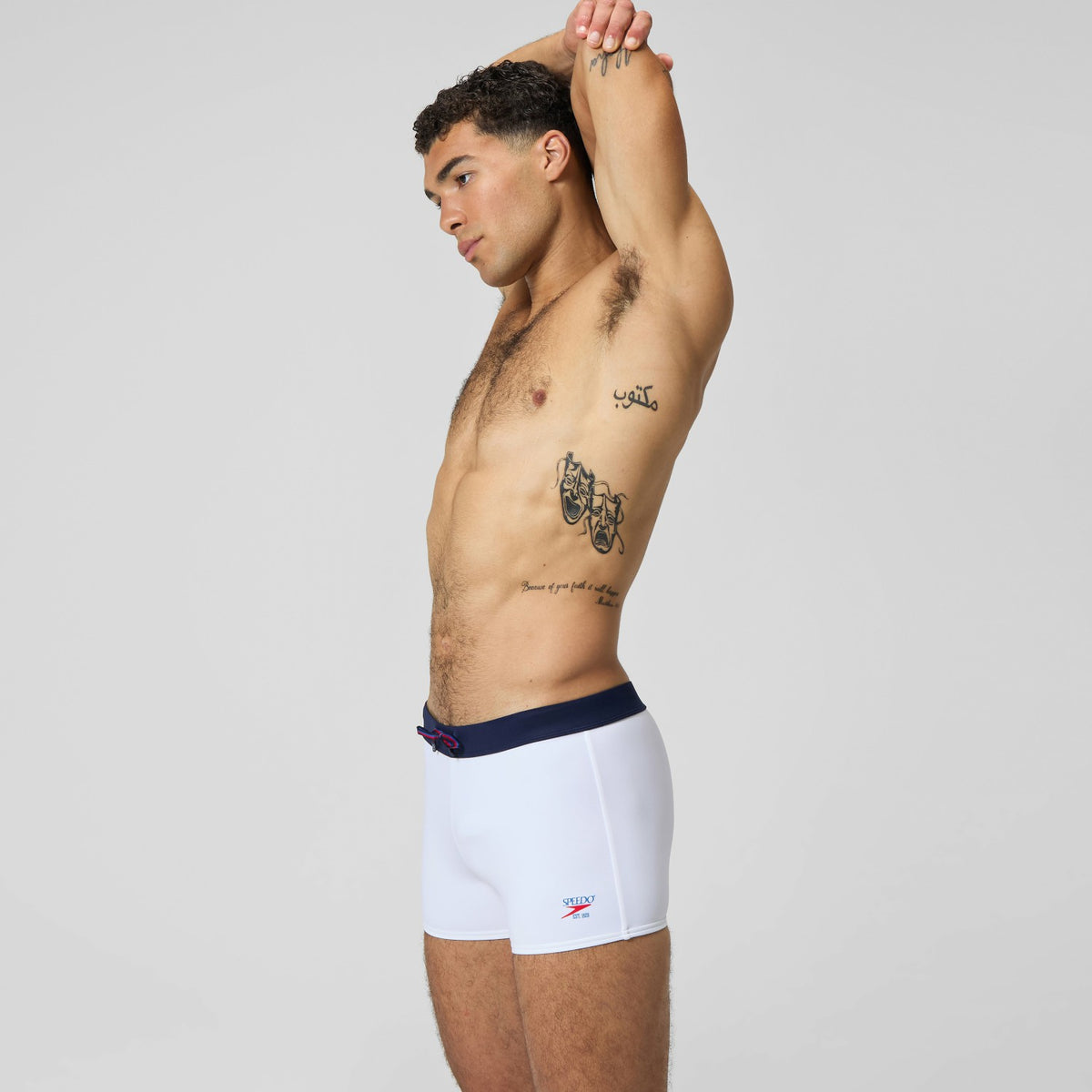 Speedo Jetstream Solid Aquashorts White/Navy