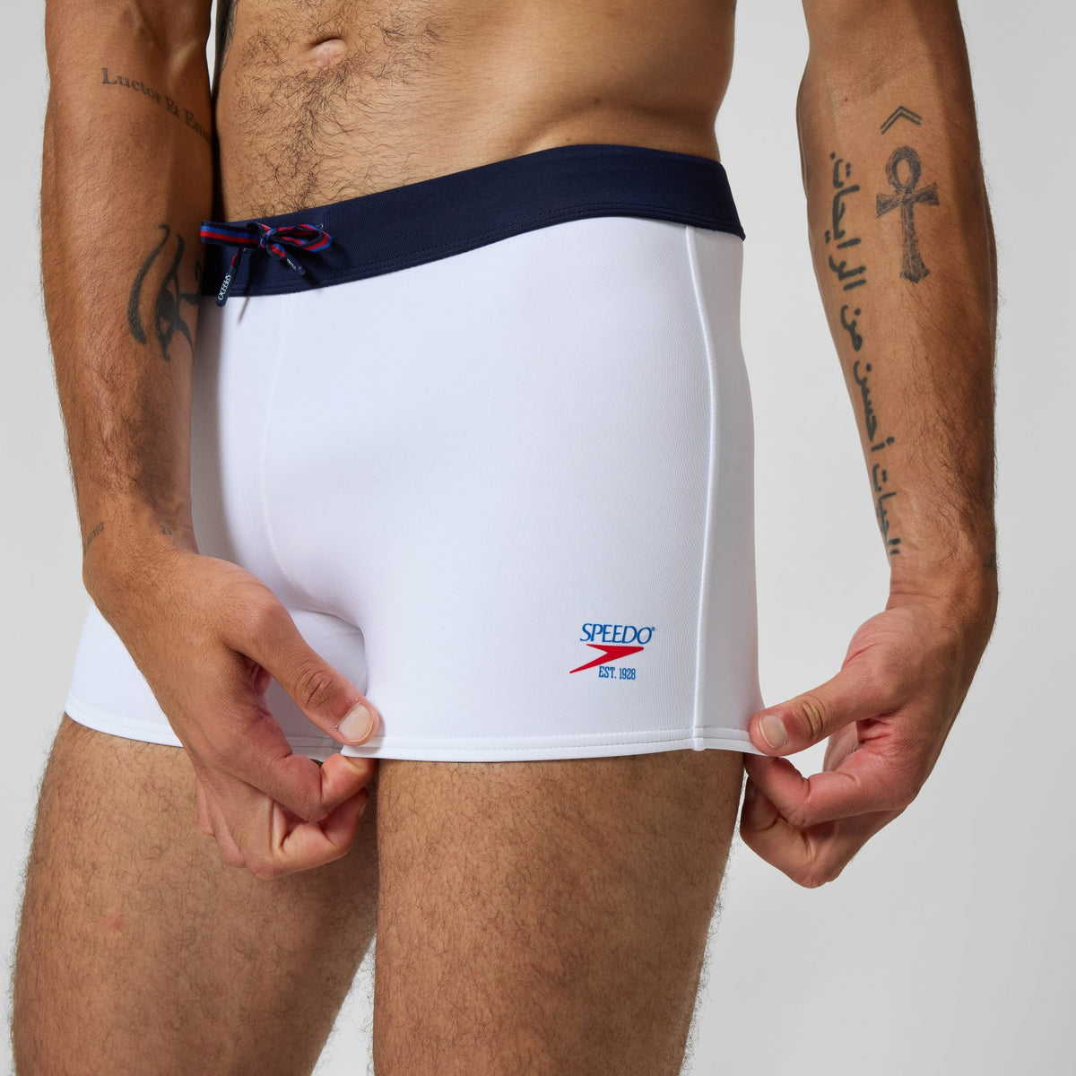 Speedo Jetstream Solid Aquashorts White/Navy
