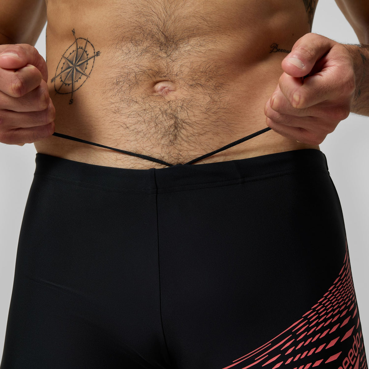 Speedo Medley Logo Aquashorts Black/Coral