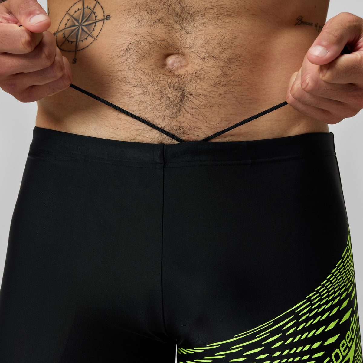 Speedo Medley Logo Aquashorts Black/Yellow